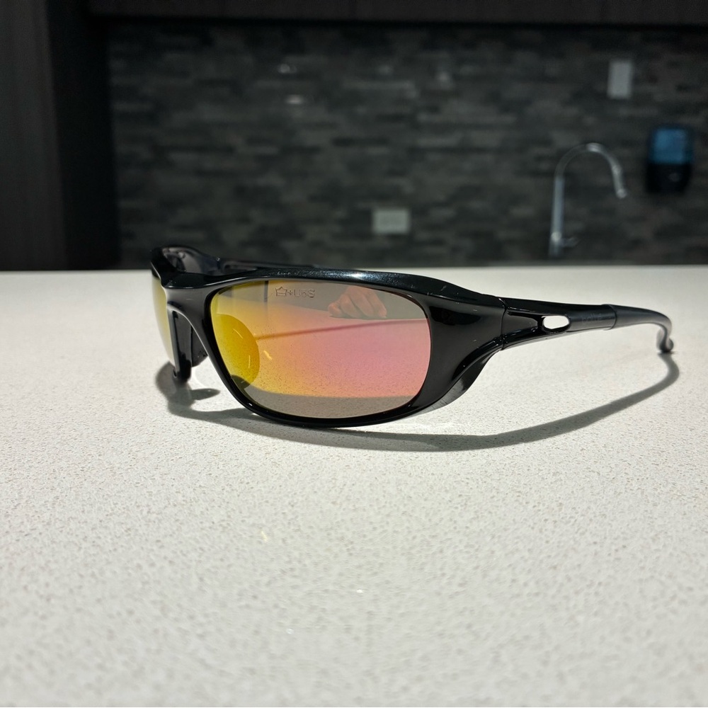Bolle Black Sunglasses with Multicolor Lenses - Picture 2 of 14